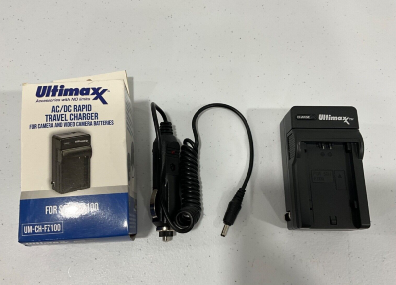ULTIMAXX AC/DC Rapid Home & Travel Charger UM-CH-FZ100 Open Box