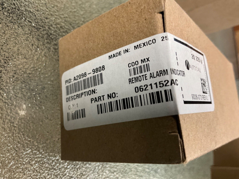 AUTOCALL A2098-9808 REMOTE ALARM INDICATOR