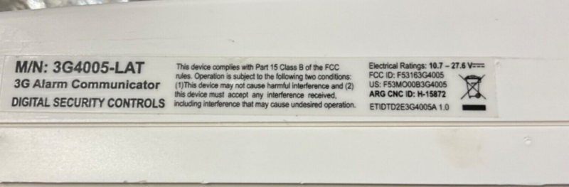 DSC 3G4005K-LAT 3G DSC Communicator - Image 2