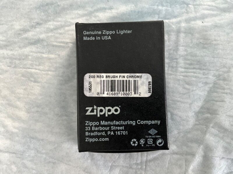 Zippo Lighter 808789 Brush Chrome - Image 3