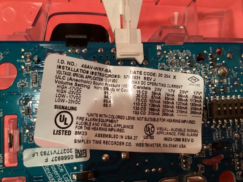 SIMPLEX 49AV-WRF-BA - Image 2
