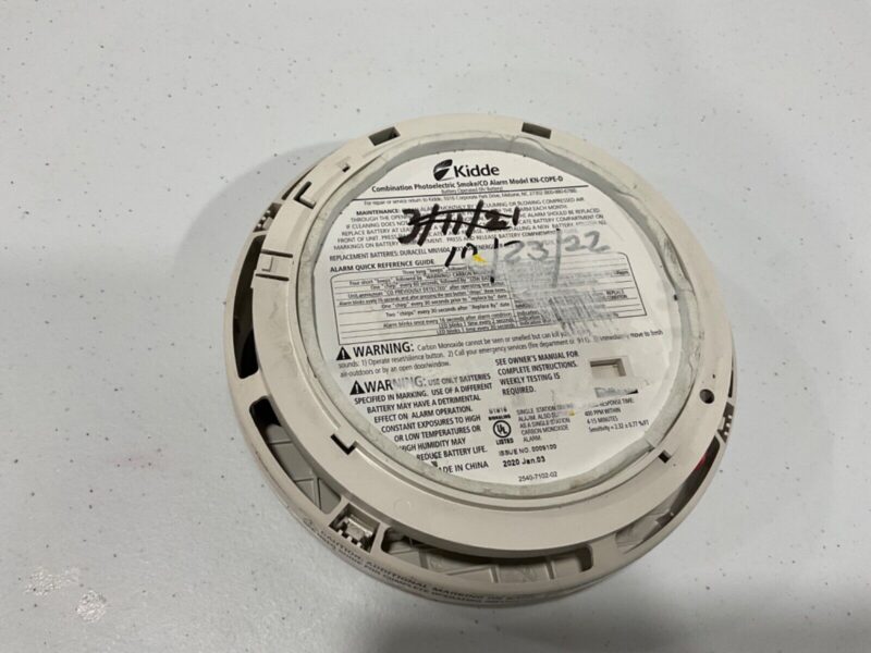 Kiddie Smoke/CO Alarm KN-COPE-D Without Box Used - Image 2