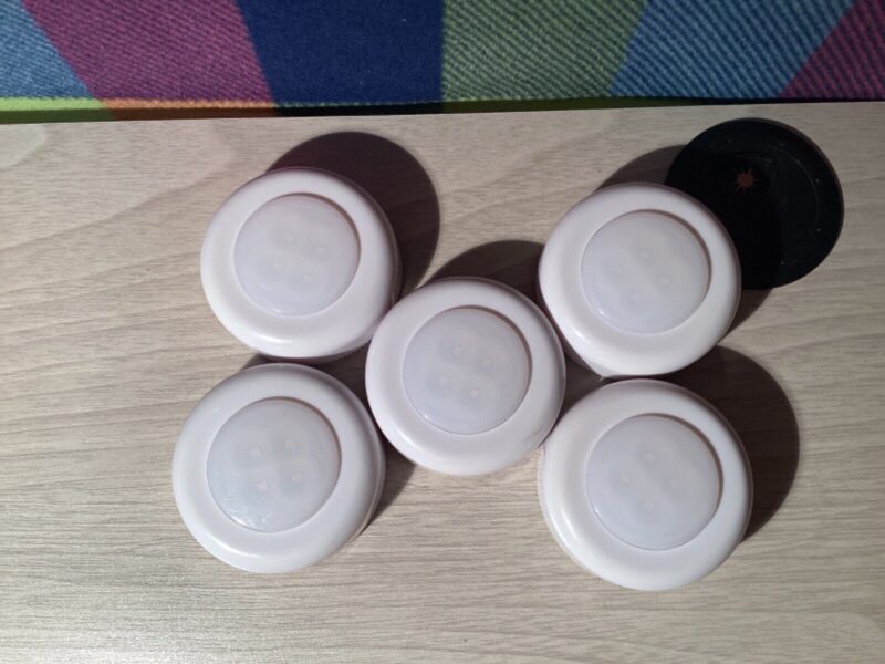STAR-SPANGLED Tap Light Push Lights Mini Night Touch Light LED Puck Lights Porta