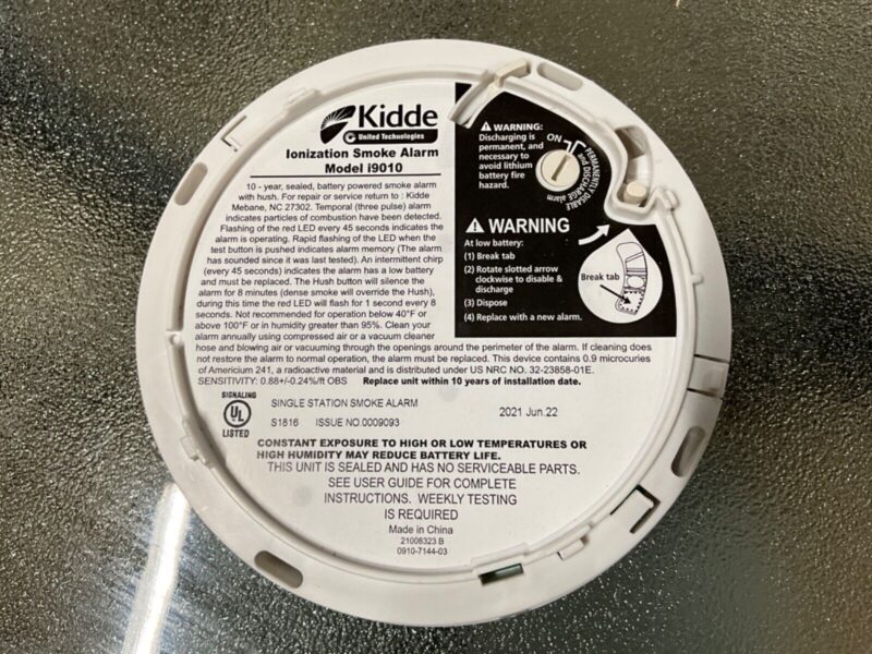 Kidde Smoke Detector Alarm - Model i9010 - Image 2