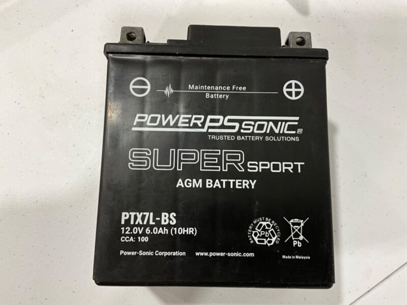 Power Sonic PTX7L-BS SuperSport AGM Battery