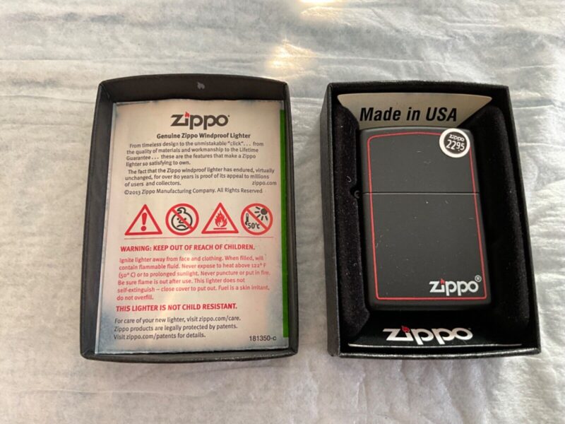 Zippo Lighter 888217 Black/z - BRDR